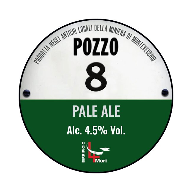 Birrificio 4 Mori Birrificio 4 Mori | Pozzo 8 | 4,5% | Acciaio 20 Lt. 20 LT ACCIAIO Organic Beer