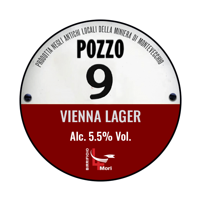 Fusto Acciaio 20 Lt. della birra artigianale Pozzo 9 del Birrificio 4 Mori, Guspini, Sardegna