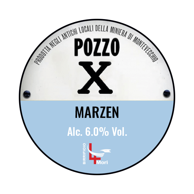 Fusto Acciaio 20 Lt. della birra artigianale Pozzo X del Birrificio 4 Mori, Guspini, Sardegna