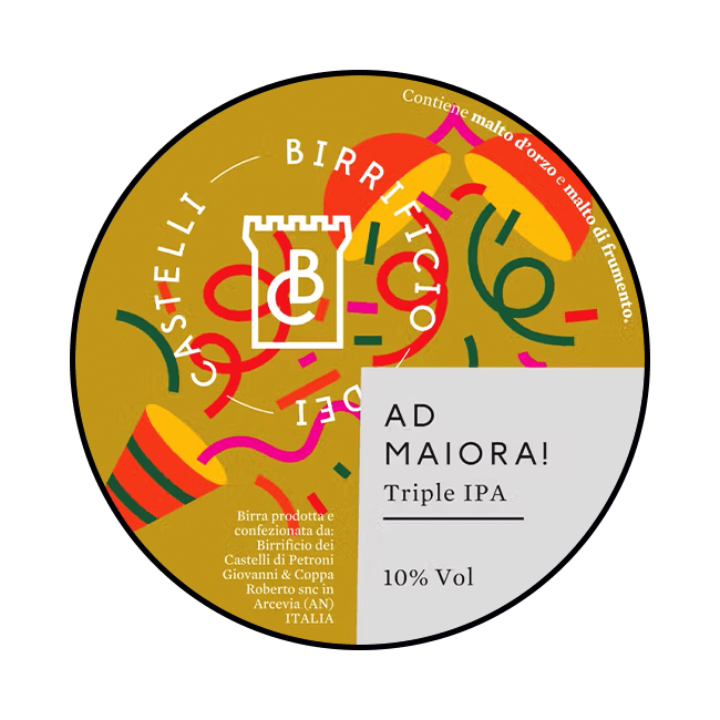 Birrificio dei Castelli Birrificio Dei Castelli | Ad Maiora! | 10,0% | Polykeg 24 Lt. 24 LT Organic Beer