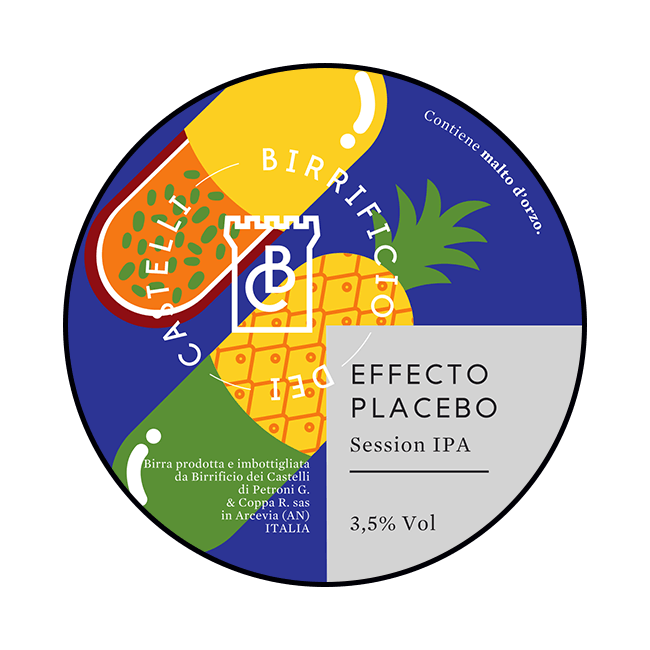 Polykeg 24 Lt. della birra artigianale Effecto Placebo del Birrificio dei Castelli, Arcevia