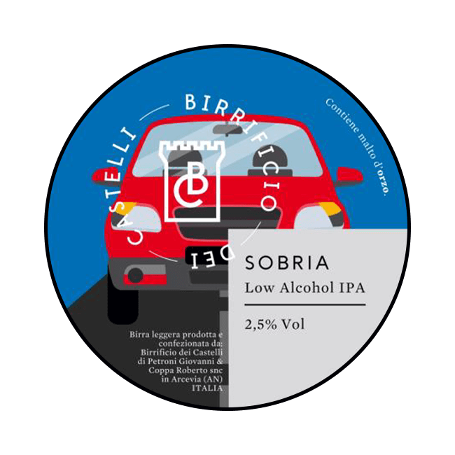 Polykeg 24 Lt. della birra artigianale Sobria del Birrificio dei Castelli, Arcevia