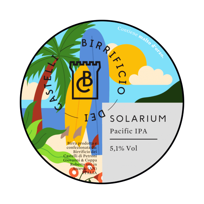 Polykeg 24 Lt. della birra artigianale Solarium del Birrificio dei Castelli, Arcevia