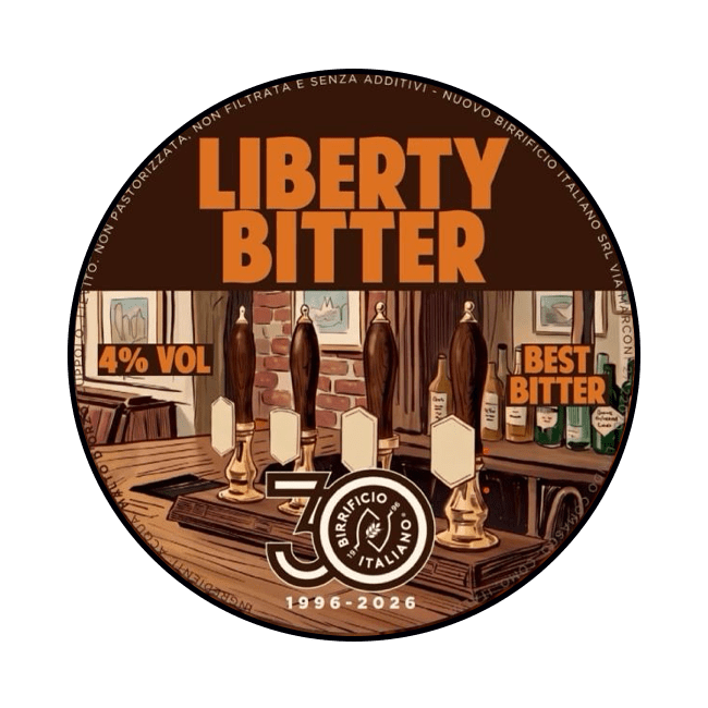 Birrificio Italiano Birrificio Italiano | Liberty Bitter | 4,0% | Acciaio 20 Lt. 20 LT ACCIAIO Organic Beer