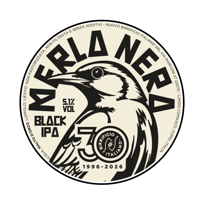 Birrificio Italiano Birrificio Italiano | Merla Nera | 5,1% | Acciaio 20 Lt. 20 LT ACCIAIO Organic Beer