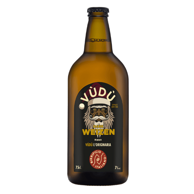 Bottiglia 75 Cl. della birra artigianale Vudu Xmas di Birrificio Italiano, Limido Comasco