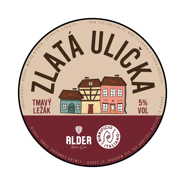 Birrificio Italiano Birrificio Italiano x Alder | Zlata Ulicka | 5,0% | Acciaio 20 Lt. 20 LT ACCIAIO Organic Beer