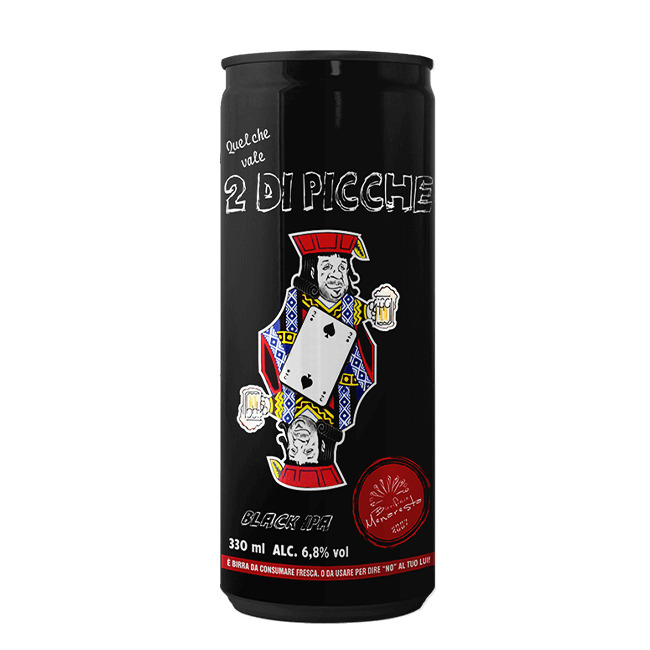 Birrificio Menaresta Birrificio Menaresta | 2 Di Picche | 6,8% | Lattina 33 Cl. 33 CL Organic Beer