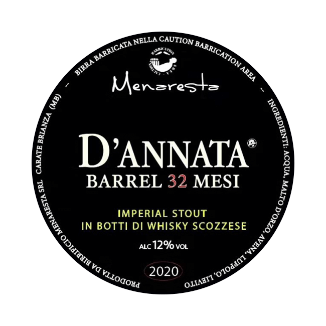 Polykeg 16 Lt. della birra artigianale D'Annata di Birrificio Menaresta, Carate Brianza