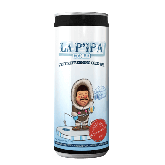 Birrificio Menaresta Birrificio Menaresta | La P'IPA Cold | 5,2% | Lattina 33 Cl. 33 CL Organic Beer