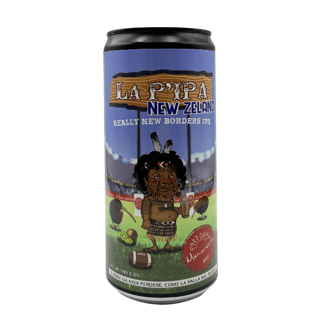 Lattina 33 Cl. della birra artigianale La P'IPA New Zeland di Birrificio Menaresta, Carate Brianza