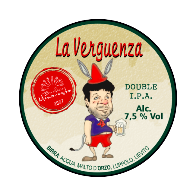 Birrificio Menaresta Birrificio Menaresta | La Verguenza | 7,5% | Polykeg 24 Lt. 24 LT Organic Beer