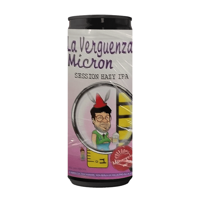 Birrificio Menaresta Birrificio Menaresta | La Verguenza Micron | 4,0% | Lattina 33 Cl. 33 CL Organic Beer