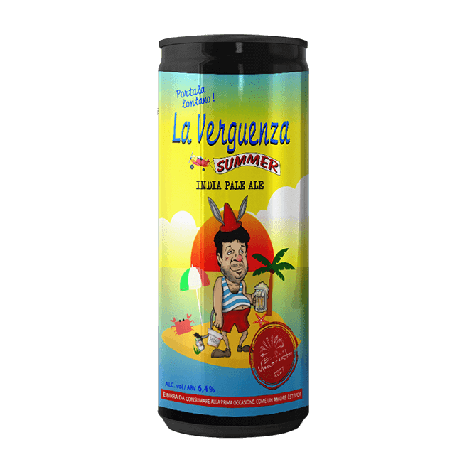 Birrificio Menaresta Birrificio Menaresta | La Verguenza Summer | 6,0% | Lattina 33 Cl. 33 CL Organic Beer