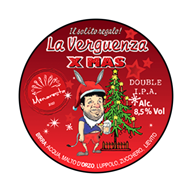 Polykeg 24 Lt. della birra artigianale Verguenza Christmas di Birrificio Menaresta, Carate Brianza