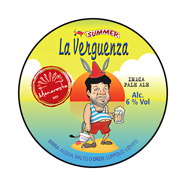 Birrificio Menaresta Birrificio Menaresta | Verguenza Summer | 6,0% | Polykeg 24 Lt. 24 LT Organic Beer