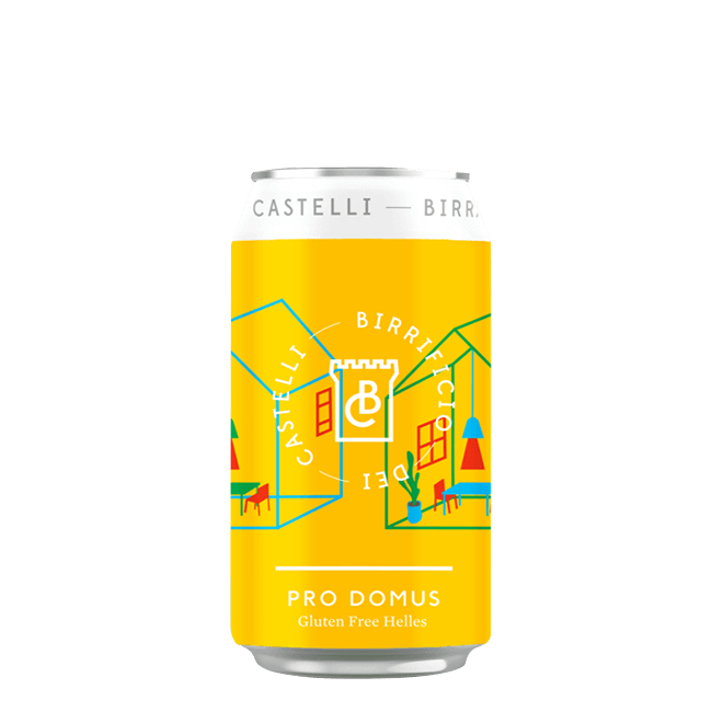 Birrificio Dei Castelli | Pro Domus Gluten Free | 4,8% | Lattina 33 Cl.