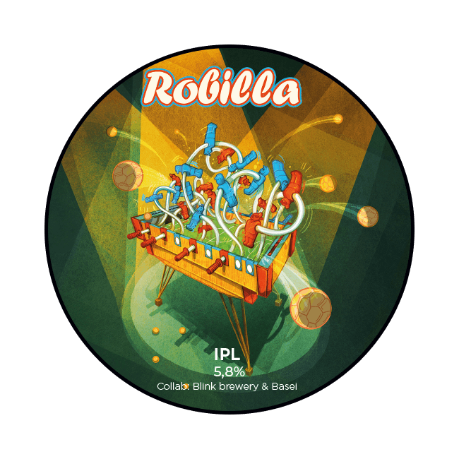 Fusto Acciaio 20 Lt. della birra artigianale Robilla di Blink Brewery, Pesaro