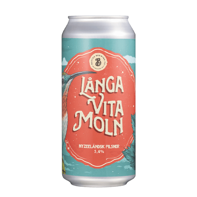 Bustad Brewing Bustad Brewing | Langa Vita Moln | 5,4% | Lattina 44 Cl. 44 CL Organic Beer