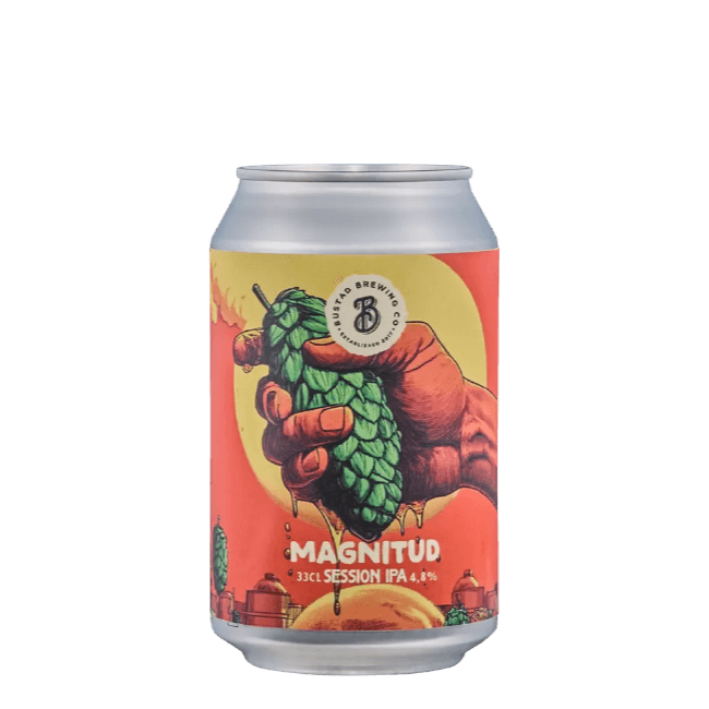 Bustad Brewing Bustad Brewing | Magnitud | 4,8% | Lattina 33 Cl. 33 CL Organic Beer