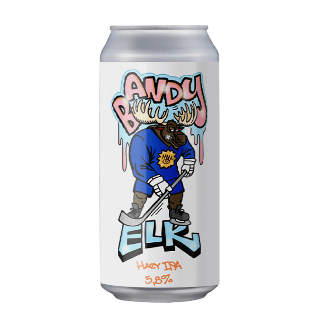 Bustad Brewing Bustad Brewing x Dank Brewing | Bandy Elk | 5,8% | Lattina 44 Cl. 44 CL Organic Beer