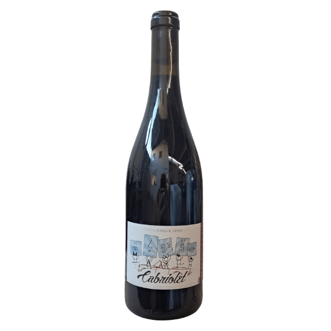 Bottiglia 75 Cl. del vino Cantina Cinque Sensi Cabriolet
