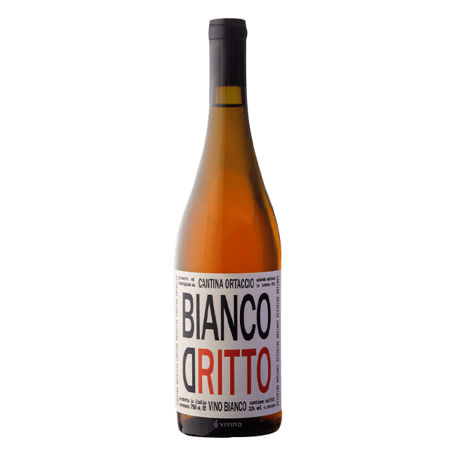 Cantina Ortaccio | Dritto Bianco 2022 | 12,5% | Vino Bianco 75 Cl.