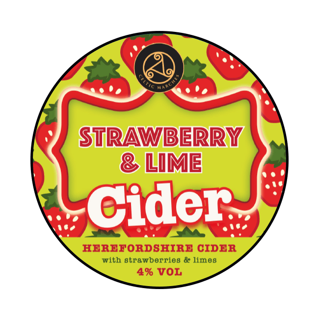Celtic Marches Celtic Marches | Strawberry & Lime | 4,0% | Bag in Box 20 Lt. 20 LT Organic Beer
