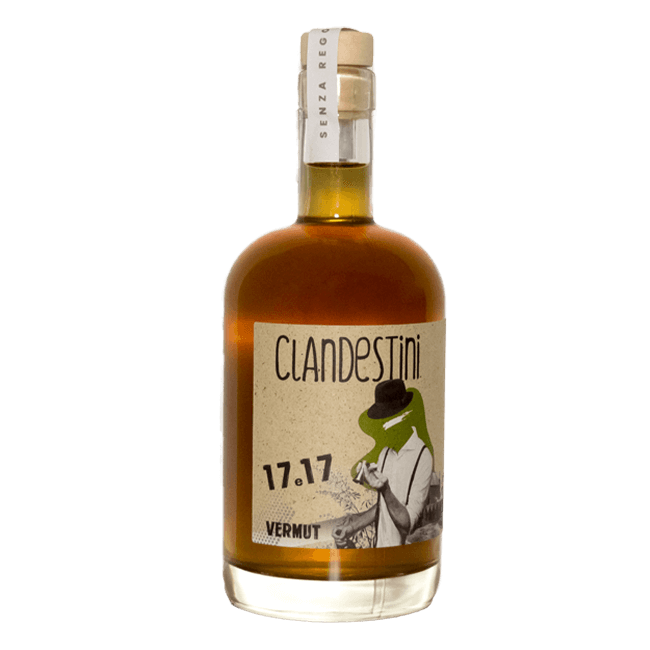 Clandestini Clandestini | 17.17 | 17,0% | Vermouth Bianco 70 Cl. 70 CL Organic Beer