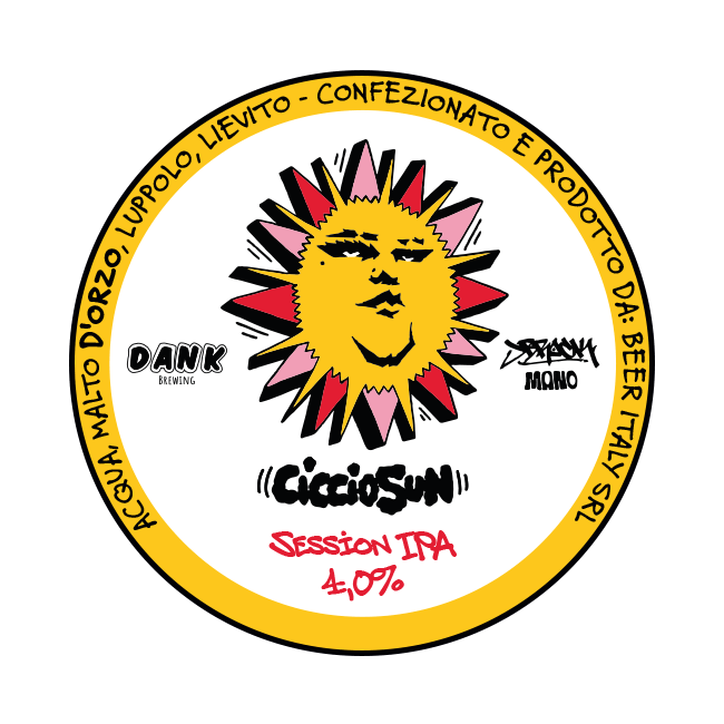 DANK Brewing Dank Brewing | CiccioSun | 4,0% | Polykeg 24 Lt. 24 LT Organic Beer