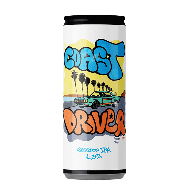DANK Brewing DANK Brewing x Nama Brewing | Coast Driver | 4,3% | Lattina 33 Cl. 33 CL Organic Beer