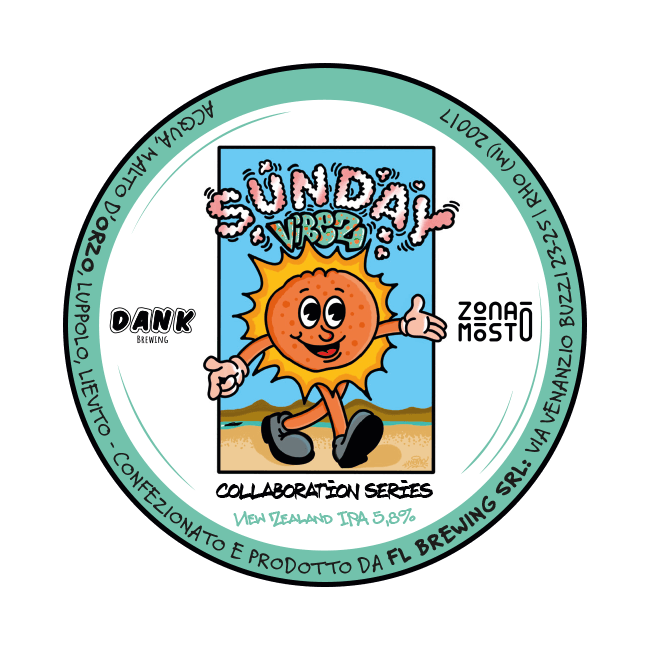 Polykeg 24 Lt. della birra artigianale Sunday Vibez di DANK Brewing, Pesaro
