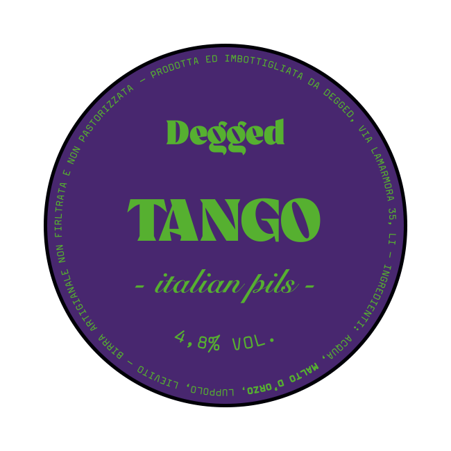 Degged Degged | Tango | 4,8% | Polykeg 24 Lt. 24 LT Organic Beer