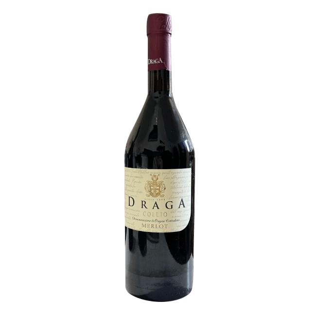 Bottiglia 75 Cl. del vino Draga Merlot 2021