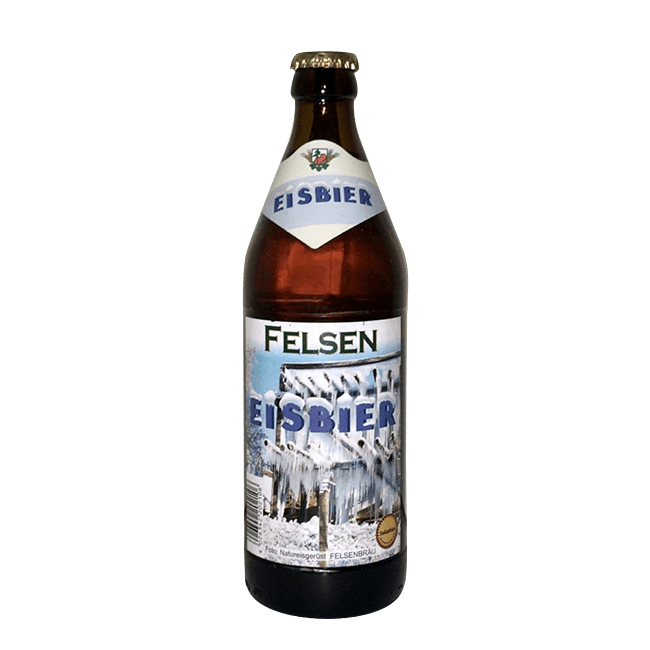 Bottiglia 50 Cl. della birra artigianale Eisbier di Felsen Bräu, Thalmannsfeld