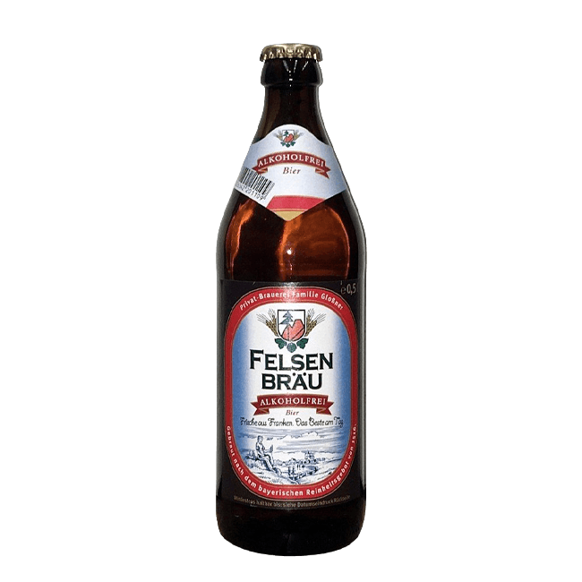 Felsen Brau Felsen Brau | Lager Hell Alkoholfrei | 0,5% | Bottiglia 50 Cl. 50 CL Organic Beer