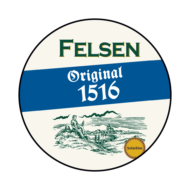 Felsen Brau Felsen Brau | Original 1516 | 5,2% | Acciaio 20 Lt. 20 LT ACCIAIO Organic Beer