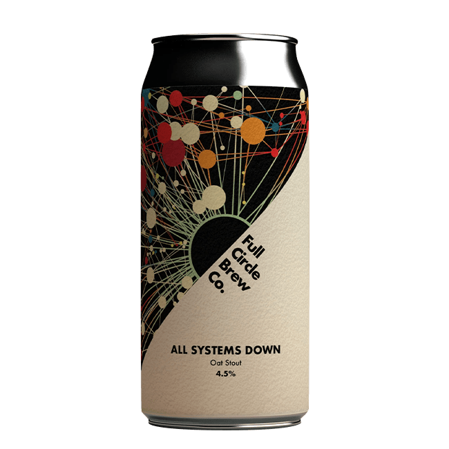 Lattina 44 Cl. della birra artigianale All System Down di Full Circle Brew Co, Newcastle