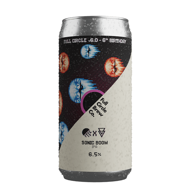 Lattina 44 Cl. della birra artigianale Sonic Boom di Full Circle Brew Co, Newcastle
