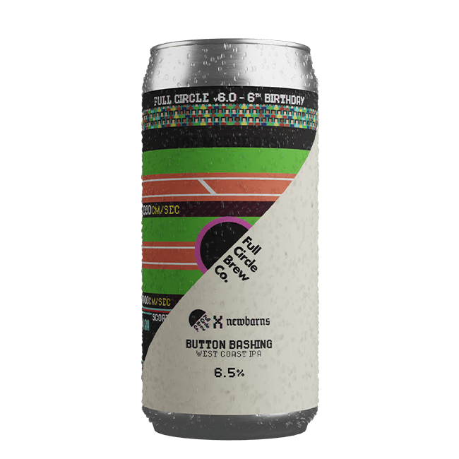 Full Circle Full Circle x Newbarns | Button Bashing | 5,5% | Lattina 44 Cl. 44 CL Organic Beer