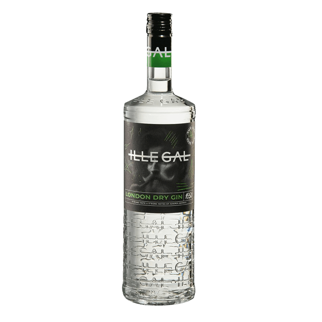 Gamondi Illegal | London Dry Gin | 37,5% | 1 Lt. 1 LT Organic Beer