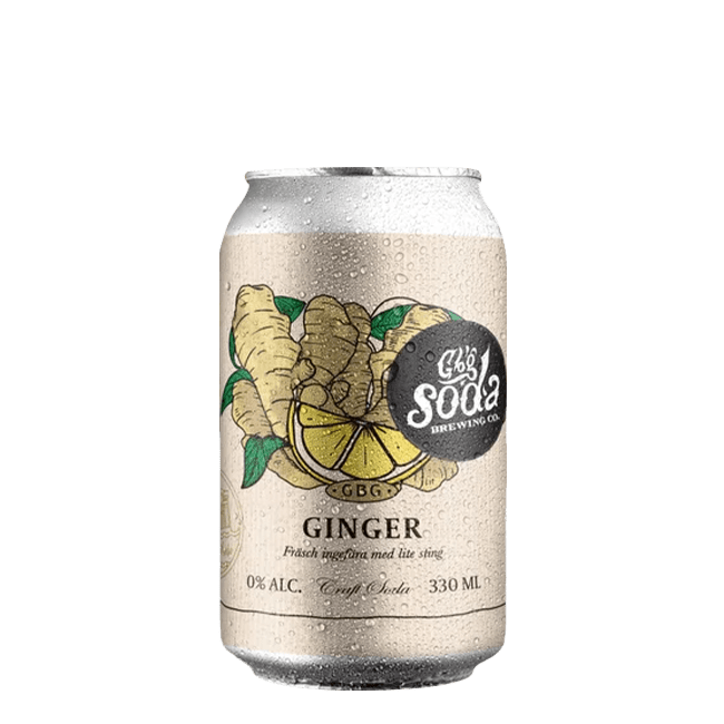 GBG Soda GBG Soda | Ginger | Alcohol Free | Lattina 33 Cl. 33 CL Organic Beer