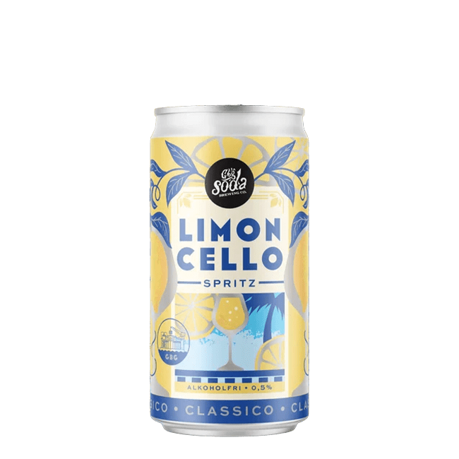 GBG Soda GBG Soda | Limoncello Spritz | 0,5% | Lattina 25 Cl. 25 CL Organic Beer