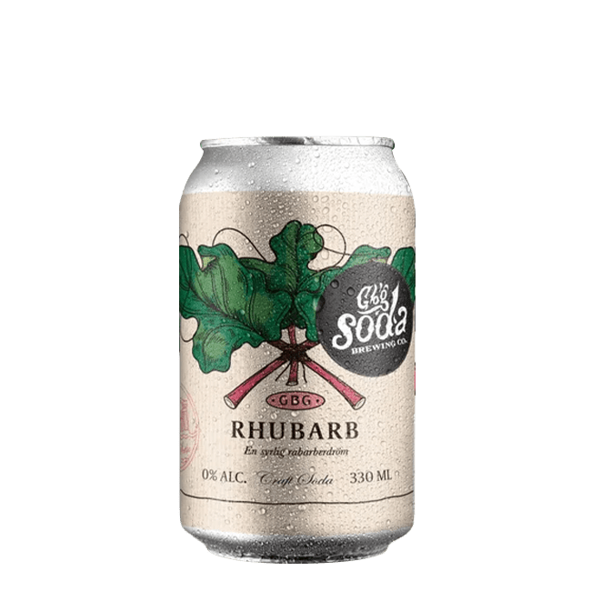 GBG Soda GBG Soda | Rhubarb | Alcohol Free | Lattina 33 Cl. 33 CL Organic Beer