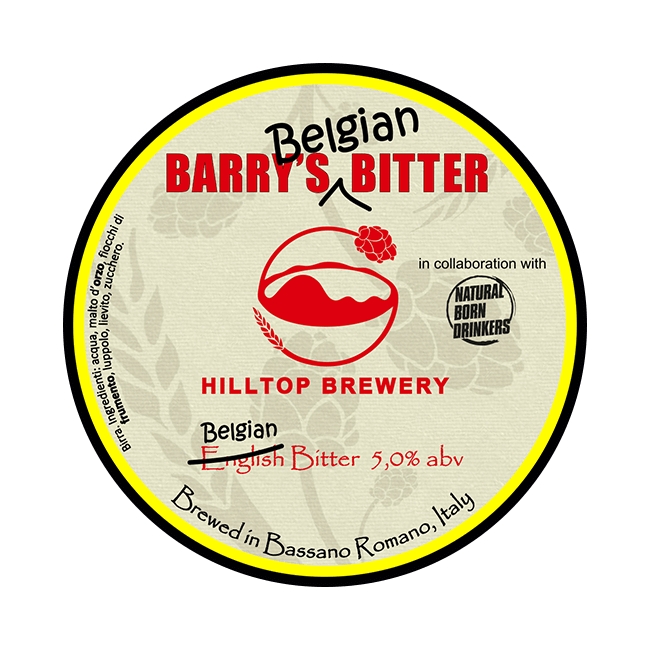 Hilltop Brewery | Barry's Bitter | 4,2% | Polykeg 24 Lt.