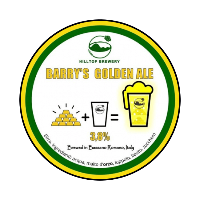 Hilltop Brewery Hilltop Brewery | Barry's Golden Ale | 3,8% | Polykeg 24 Lt. 24 LT Organic Beer