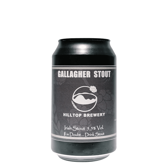 Hilltop Brewery Hilltop Brewery | Gallagher Stout | 5,5% | Lattina 33 Cl. 33 CL Organic Beer