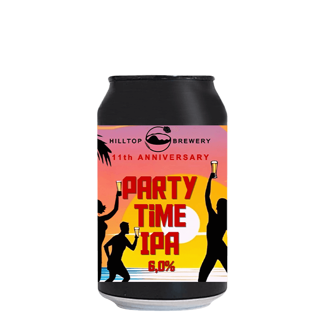 Hilltop Brewery Hilltop Brewery | Party Time | 6,0% | Lattina 33 Cl. 33 CL Organic Beer