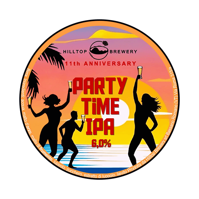 Hilltop Brewery Hilltop Brewery | Party Time | 6,0% | Polykeg 24 Lt. 24 LT Organic Beer