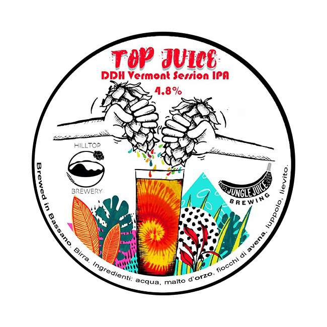Polykeg 24 Lt. della birra artigianale Top Juice di Hilltop Brewery, Bassano Romano